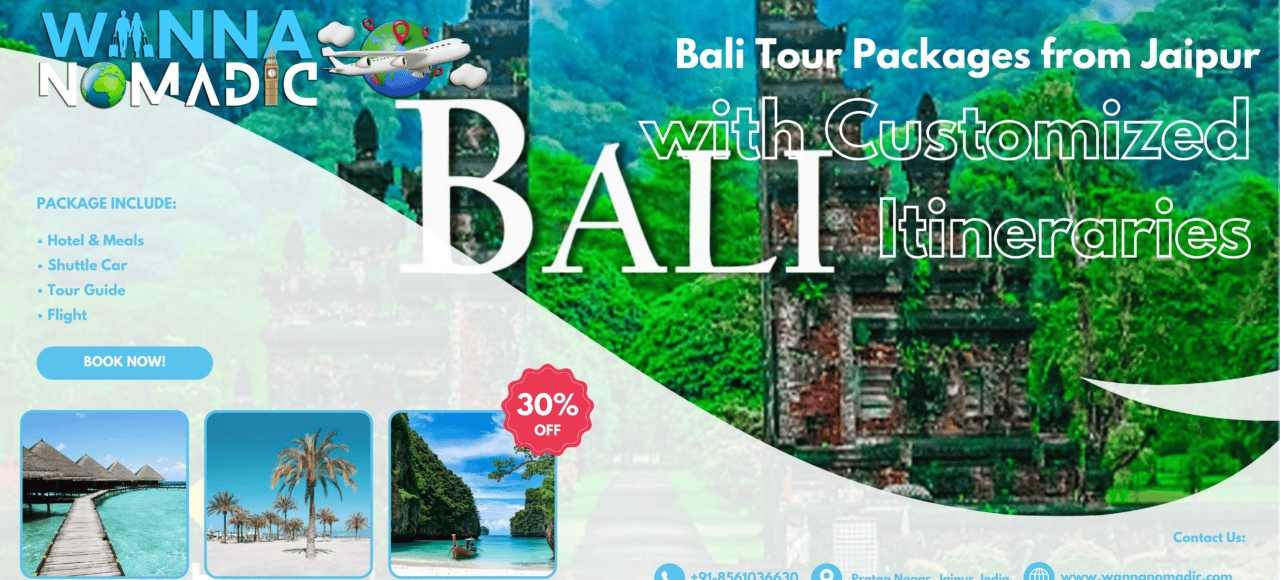 Bali tour packages from Jaipur